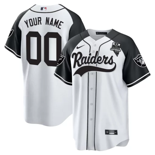 Raiders Baseball Custom Jersey – All Stitched - Image 4