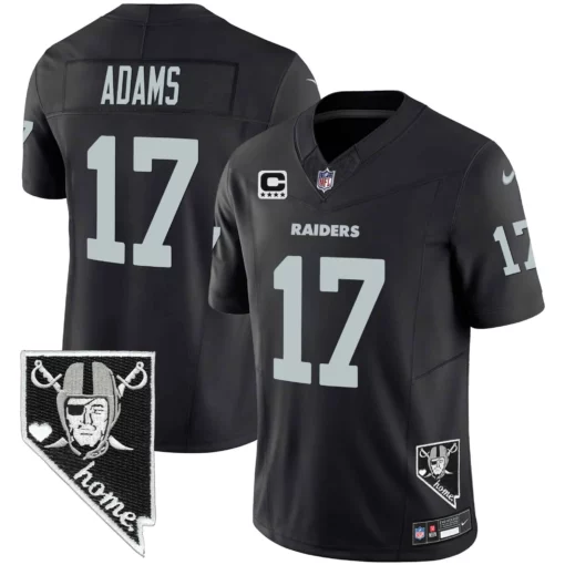 Men’s Raiders Nevada Home Patch Vapor Jersey – All Stitched - Image 5