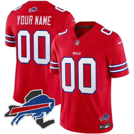 Bills New York Patch Vapor Limited Custom Jersey – All Stitched - Image 4