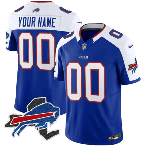 Bills New York Patch Vapor Limited Custom Jersey – All Stitched - Image 7