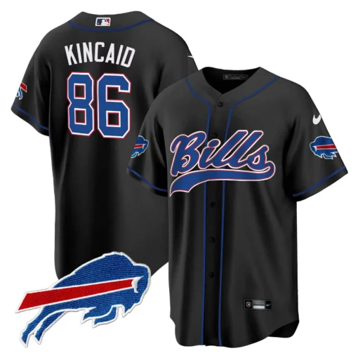 Men’s Buffalo Bills Baseball Jersey – All Stitched - Image 23