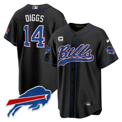 Men’s Buffalo Bills Baseball Jersey – All Stitched - Image 27