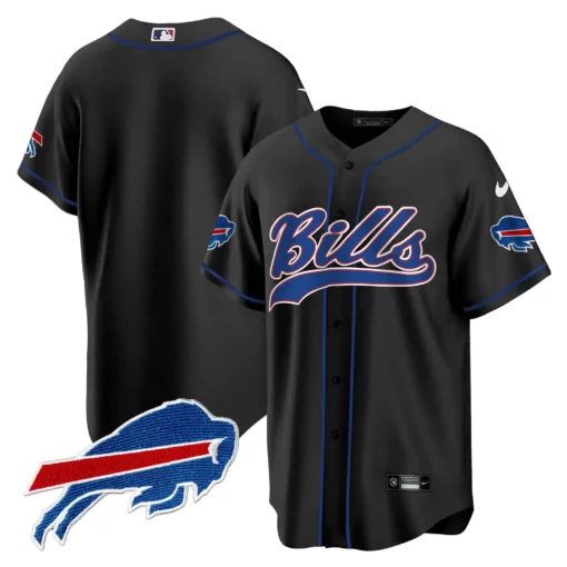 Men’s Buffalo Bills Baseball Jersey – All Stitched - Image 28