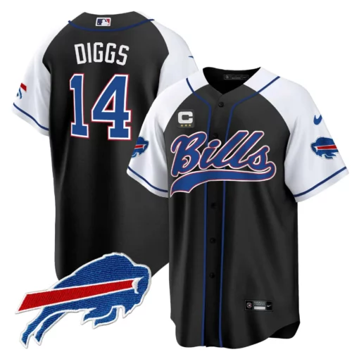 Men’s Buffalo Bills Baseball Jersey – All Stitched - Image 34