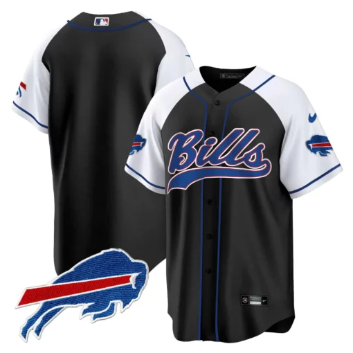 Men’s Buffalo Bills Baseball Jersey – All Stitched - Image 35