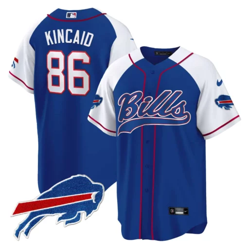 Men’s Buffalo Bills Baseball Jersey – All Stitched - Image 37