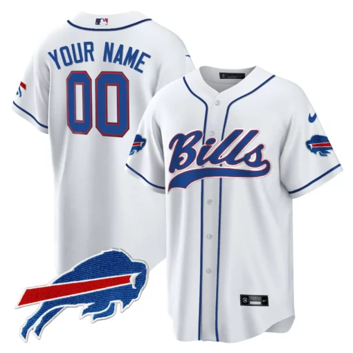 Buffalo Bills Baseball Custom Jersey – All Stitched - Image 7