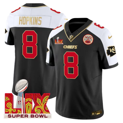 Men’s Chiefs Super Bowl LIX Patch Gold Trim Vapor Limited Jersey – All Stitched - Image 33