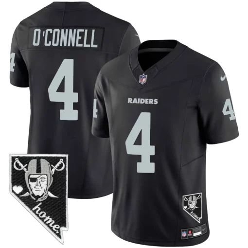 Men’s Raiders Nevada Home Patch Vapor Jersey – All Stitched - Image 2