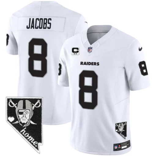 Men’s Raiders Nevada Home Patch Vapor Jersey – All Stitched - Image 3