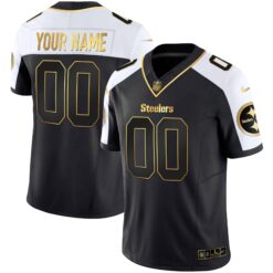 Steelers Gold Vapor Custom Jersey V2 – All Stitched