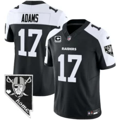 Men’s Raiders Nevada Home Patch Vapor Jersey – All Stitched
