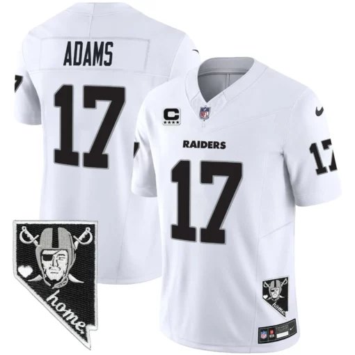 Men’s Raiders Nevada Home Patch Vapor Jersey – All Stitched - Image 10