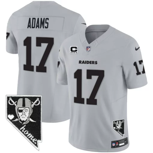Men’s Raiders Nevada Home Patch Vapor Jersey – All Stitched - Image 11