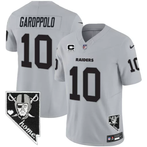 Men’s Raiders Nevada Home Patch Vapor Jersey – All Stitched - Image 15