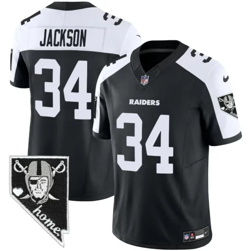 Men’s Raiders Nevada Home Patch Vapor Jersey – All Stitched - Image 18