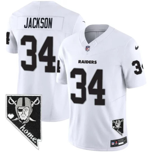 Men’s Raiders Nevada Home Patch Vapor Jersey – All Stitched - Image 21