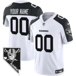 Raiders Nevada Home Patch Vapor Custom Jersey – All Stitched