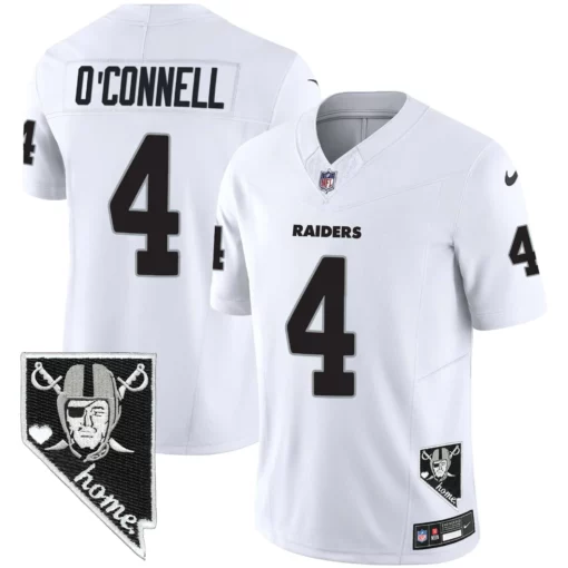 Men’s Raiders Nevada Home Patch Vapor Jersey – All Stitched - Image 26