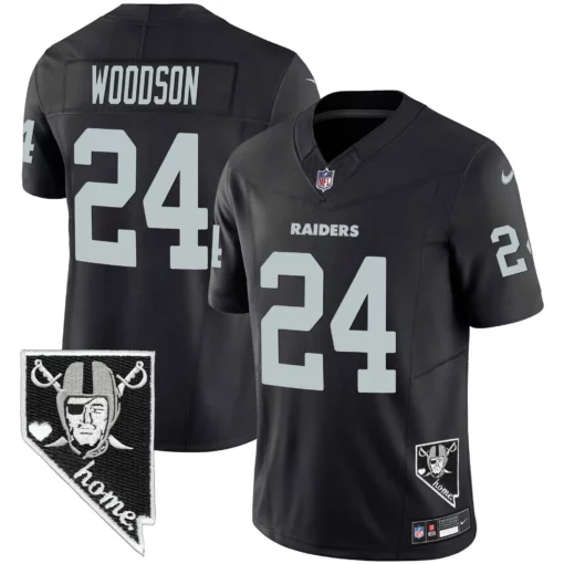 Men’s Raiders Nevada Home Patch Vapor Jersey – All Stitched - Image 31