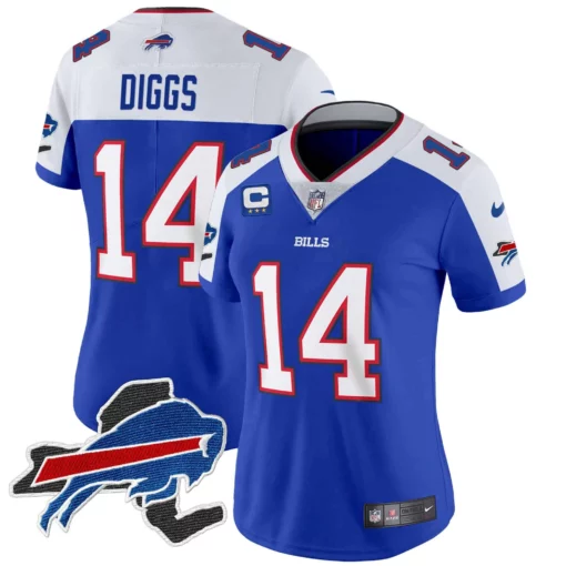 Women’s Bills New York Patch Vapor Limited Jersey – All Stitched - Image 9