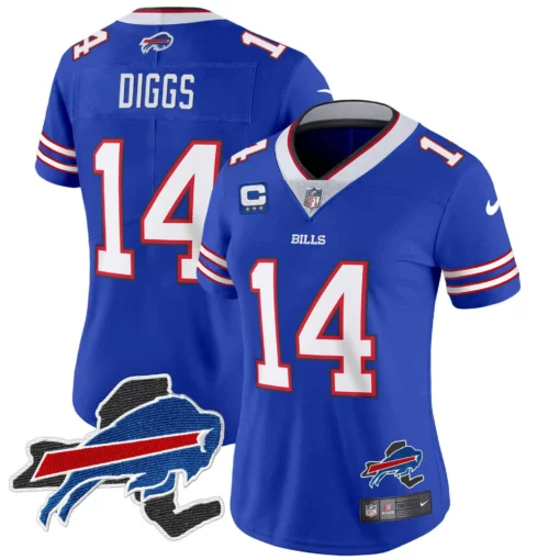 Women’s Bills New York Patch Vapor Limited Jersey – All Stitched - Image 12