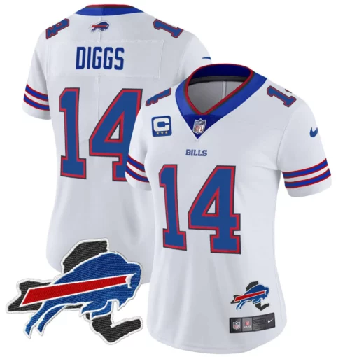 Women’s Bills New York Patch Vapor Limited Jersey – All Stitched - Image 13