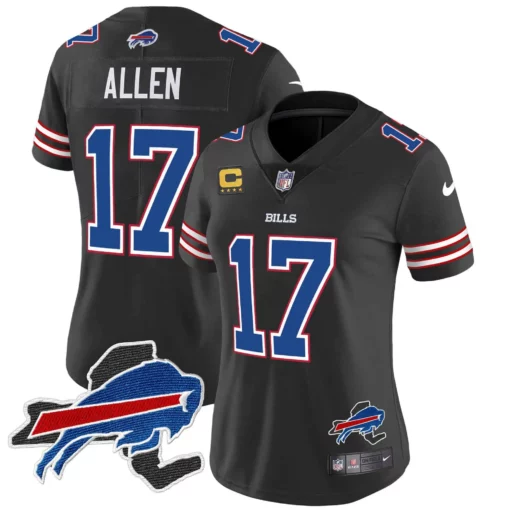 Women’s Bills New York Patch Vapor Limited Jersey – All Stitched - Image 16