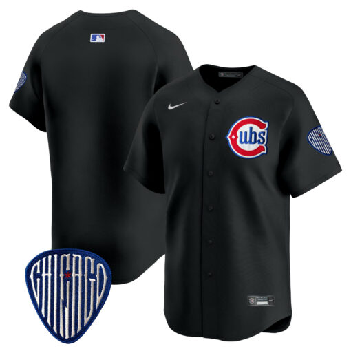 Men’s Chicago Cubs Blue Alternate Vapor Premier Limited Jersey – All Stitched - Image 13