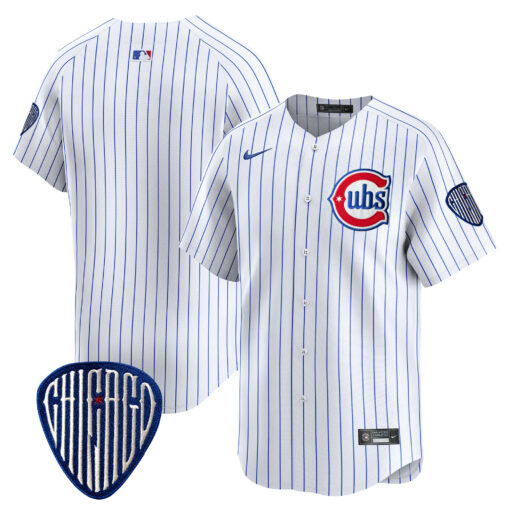 Men’s Chicago Cubs Blue Alternate Vapor Premier Limited Jersey – All Stitched - Image 34