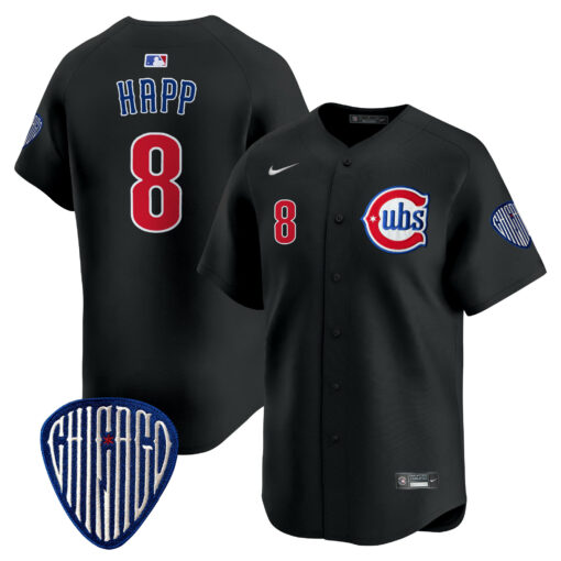 Men’s Chicago Cubs Blue Alternate Vapor Premier Limited Jersey – All Stitched - Image 5