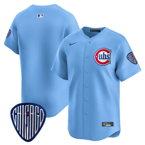 Men’s Chicago Cubs Blue Alternate Vapor Premier Limited Jersey – All Stitched - Image 23