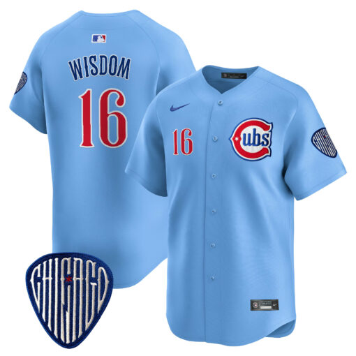 Men’s Chicago Cubs Blue Alternate Vapor Premier Limited Jersey – All Stitched - Image 19