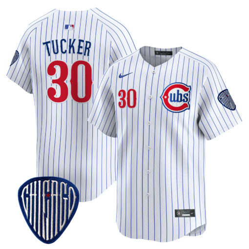 Men’s Chicago Cubs Blue Alternate Vapor Premier Limited Jersey – All Stitched - Image 28