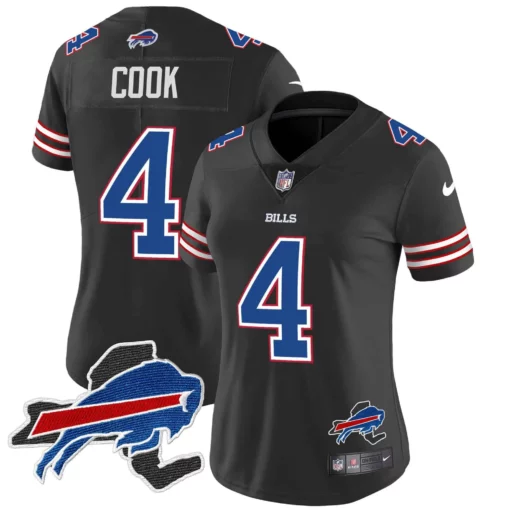 Women’s Bills New York Patch Vapor Limited Jersey – All Stitched - Image 4