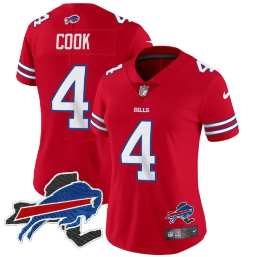 Women’s Bills New York Patch Vapor Limited Jersey – All Stitched - Image 5