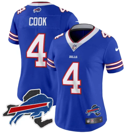Women’s Bills New York Patch Vapor Limited Jersey – All Stitched - Image 6