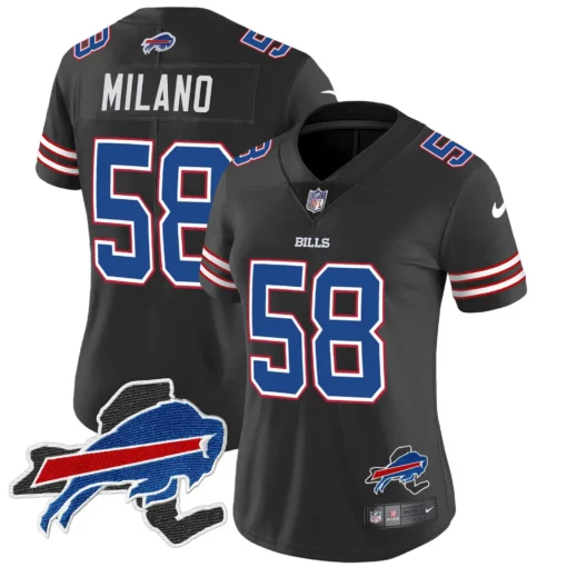 Women’s Bills New York Patch Vapor Limited Jersey – All Stitched - Image 28