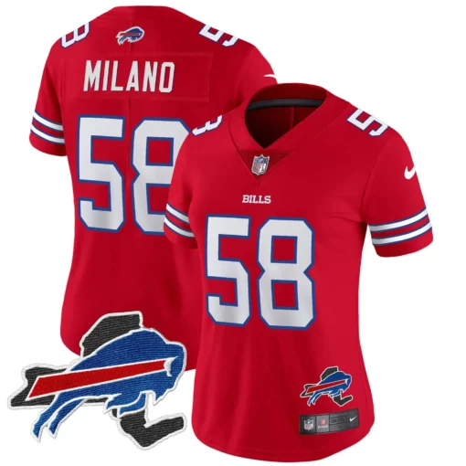Women’s Bills New York Patch Vapor Limited Jersey – All Stitched - Image 29