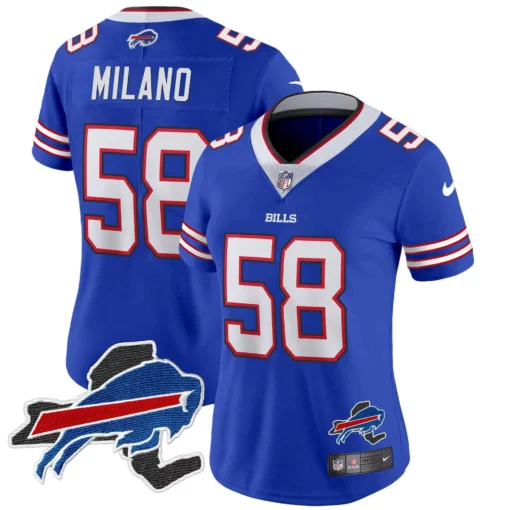 Women’s Bills New York Patch Vapor Limited Jersey – All Stitched - Image 30