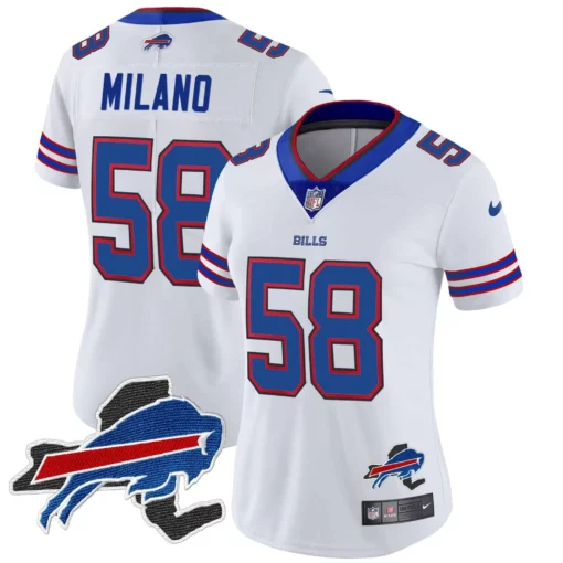 Women’s Bills New York Patch Vapor Limited Jersey – All Stitched - Image 31