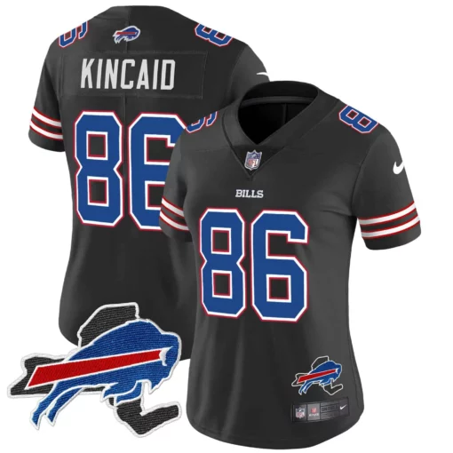Women’s Bills New York Patch Vapor Limited Jersey – All Stitched - Image 34
