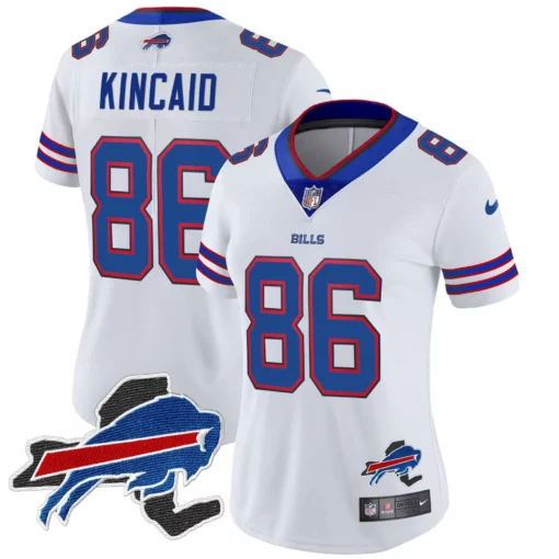 Women’s Bills New York Patch Vapor Limited Jersey – All Stitched - Image 37