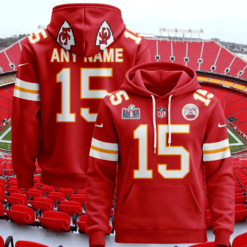 Kansas City Chiefs | Hoodie Style Jersey Custom Name And Number