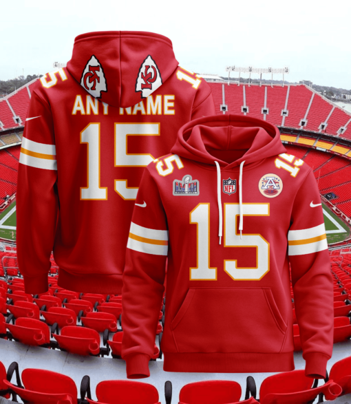 Kansas City Chiefs | Hoodie Style Jersey Custom Name And Number