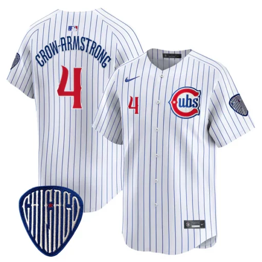 Men’s Chicago Cubs Blue Alternate Vapor Premier Limited Jersey – All Stitched - Image 31