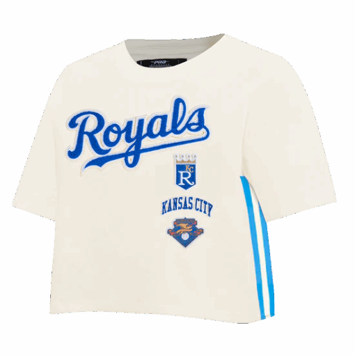 MLB KANSAS CITY ROYALS RETRO CLASSIC WOMEN'S BOXY TOP - Image 2