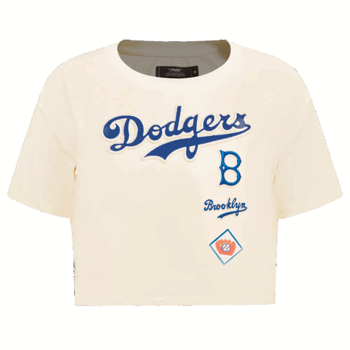 MLB BROOKLYN DODGERS RETRO CLASSIC WOMEN'S BOXY TOP
