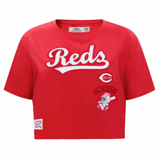 MLB CINCINNATI REDS RETRO CLASSIC WOMEN'S BOXY TOP
