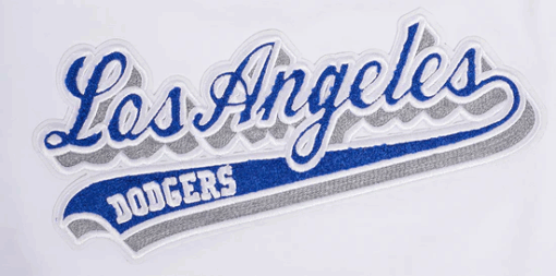 MLB LOS ANGELES DODGERS SCRIPT TAIL WOMEN'S SINGLE JERSEY BOXY TOP - Image 2